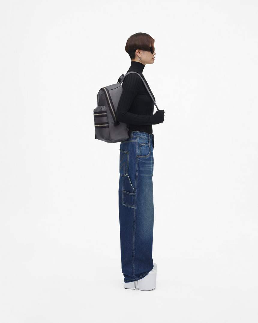 de biker nylon large backpack