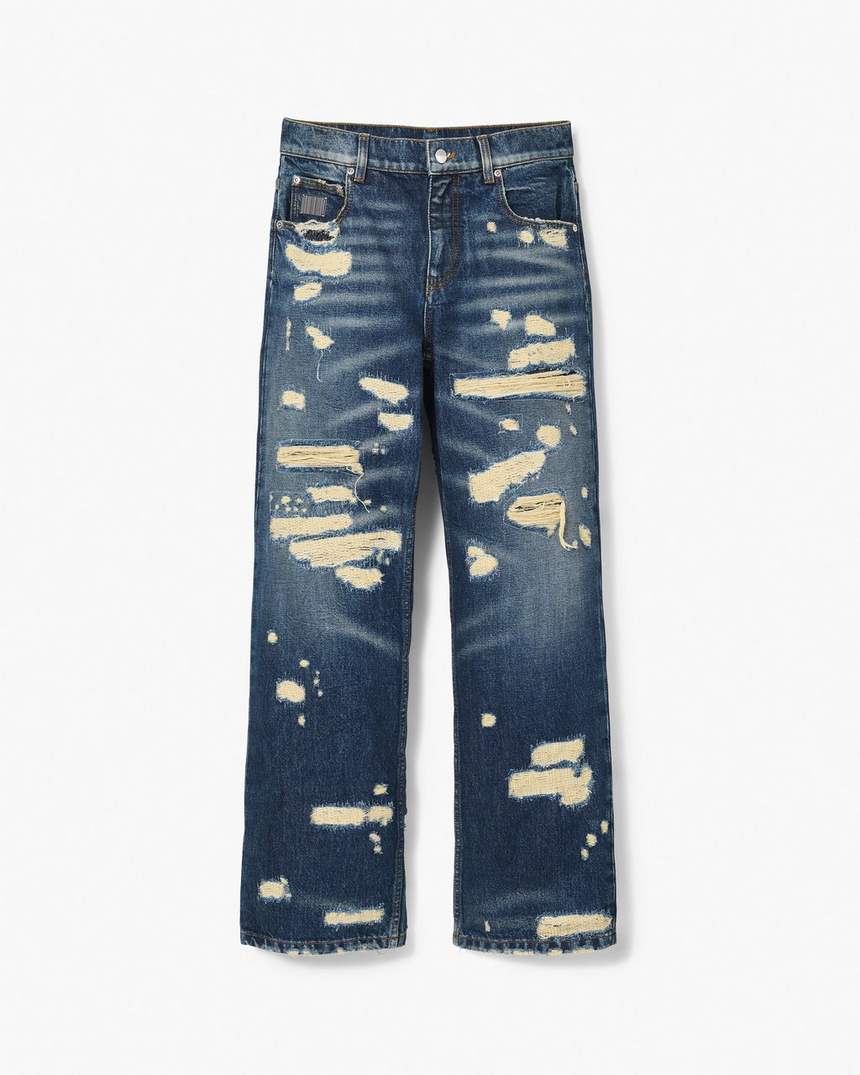 de rip and repair rechte jeans