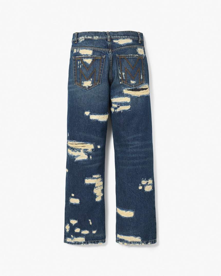 de rip and repair rechte jeans