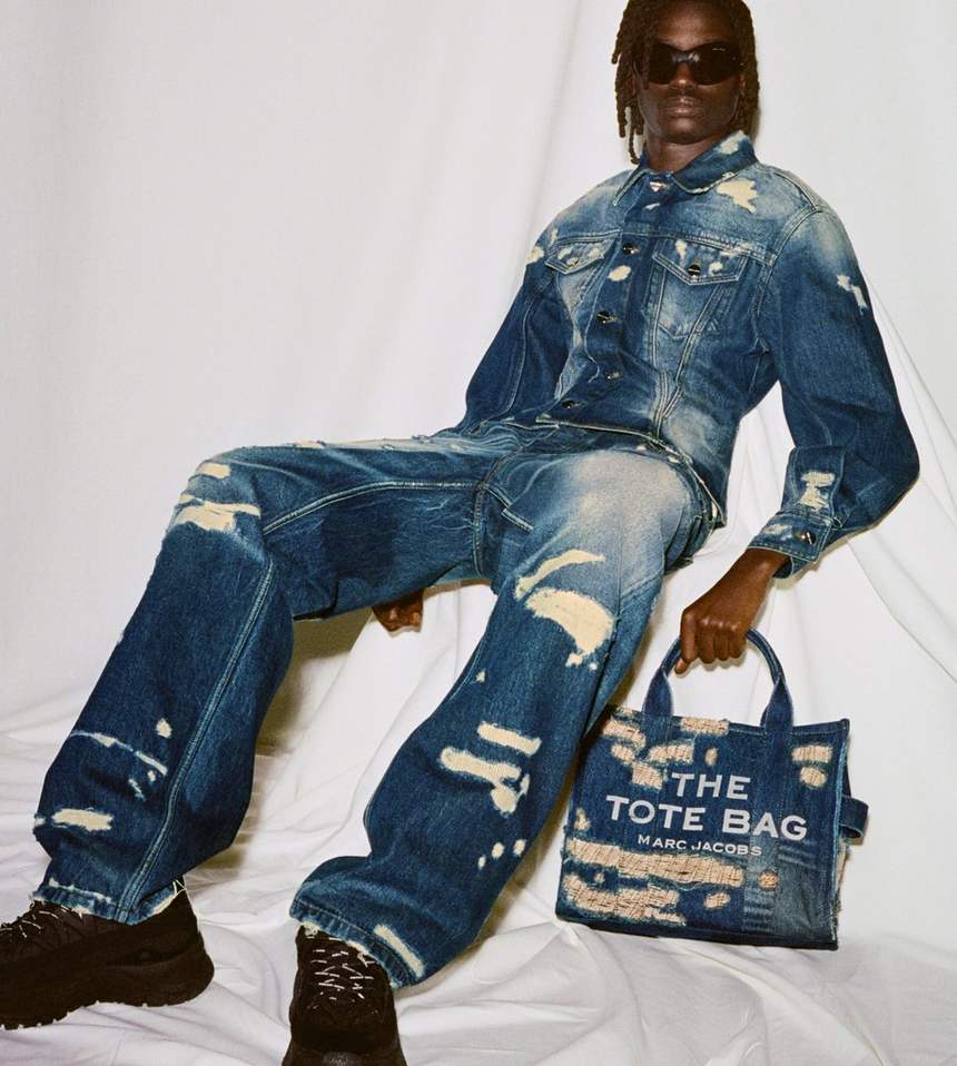 de rip and repair rechte jeans