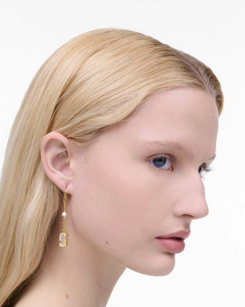de j marc luxe linear oorbellen