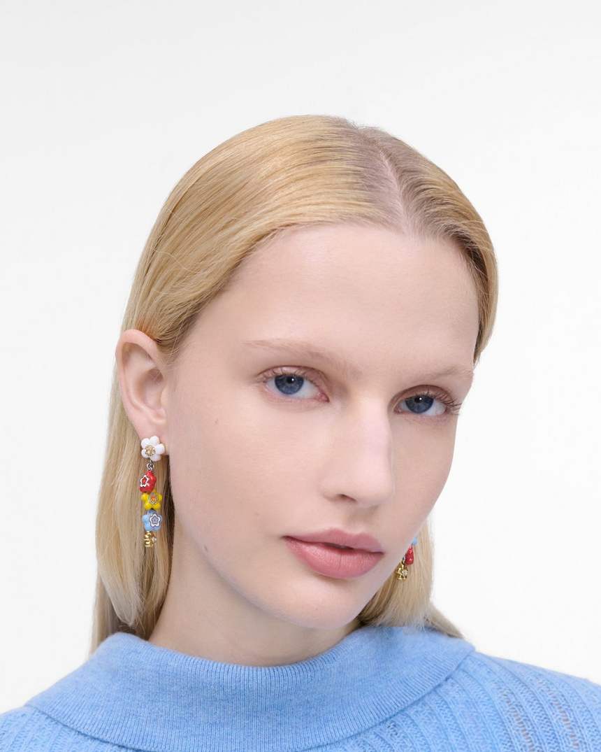 de wild daisy statement oorbellen