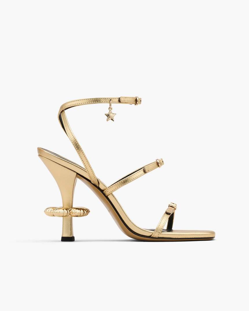 de metallic leren madeliefjeshak