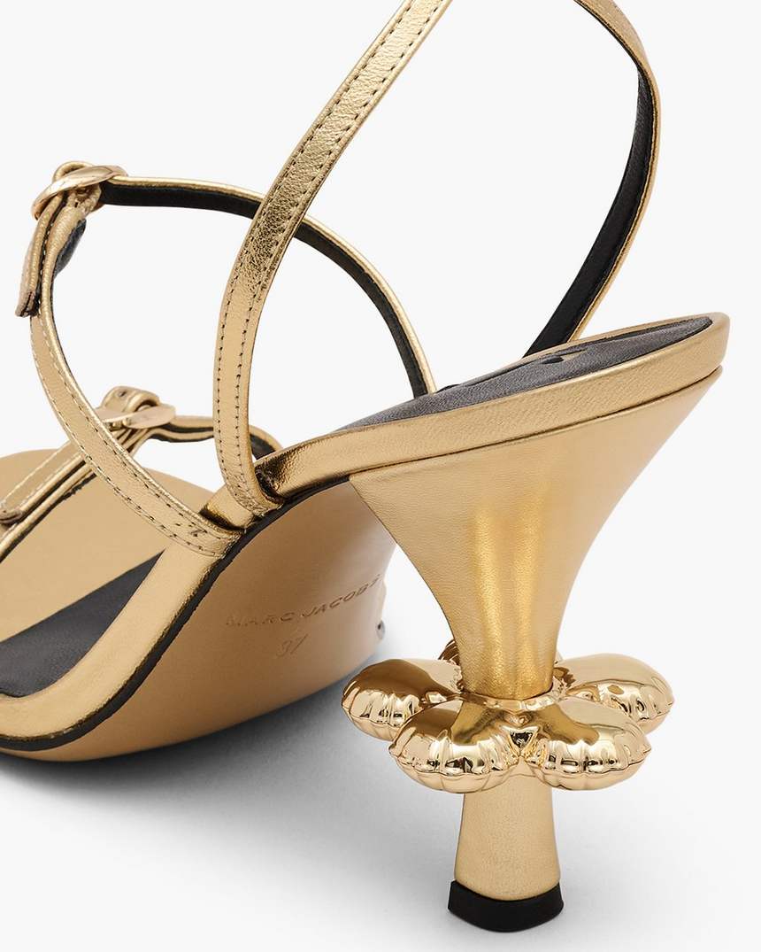 de metallic leren madeliefjeshak