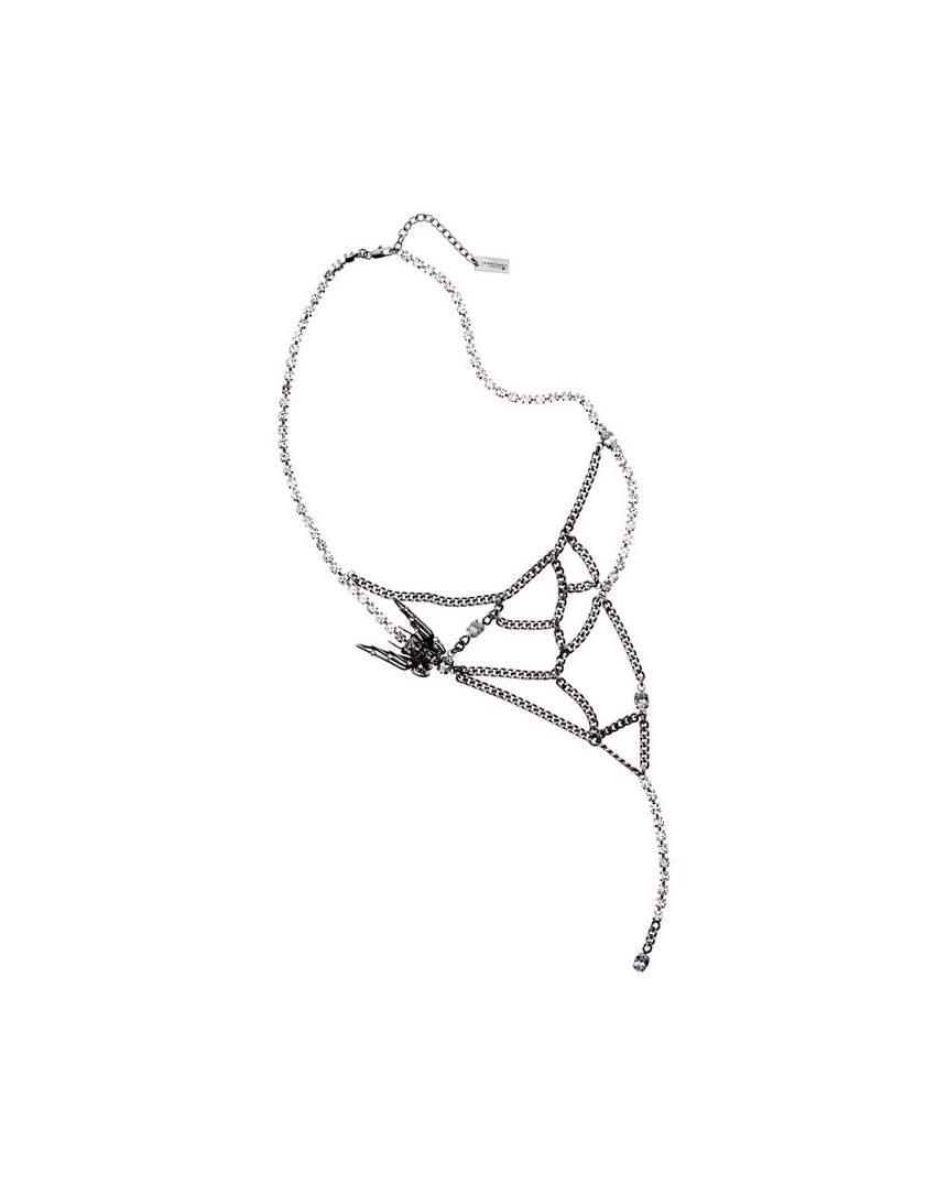 yproject trapped butterfly necklace