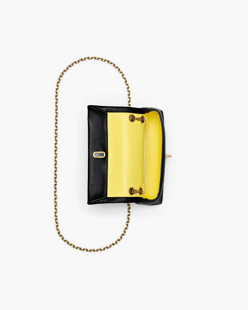 de mini-tas met dubbele ketting