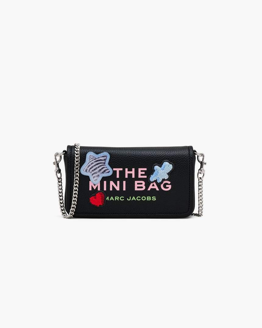 de mini-tas met stickerpatch