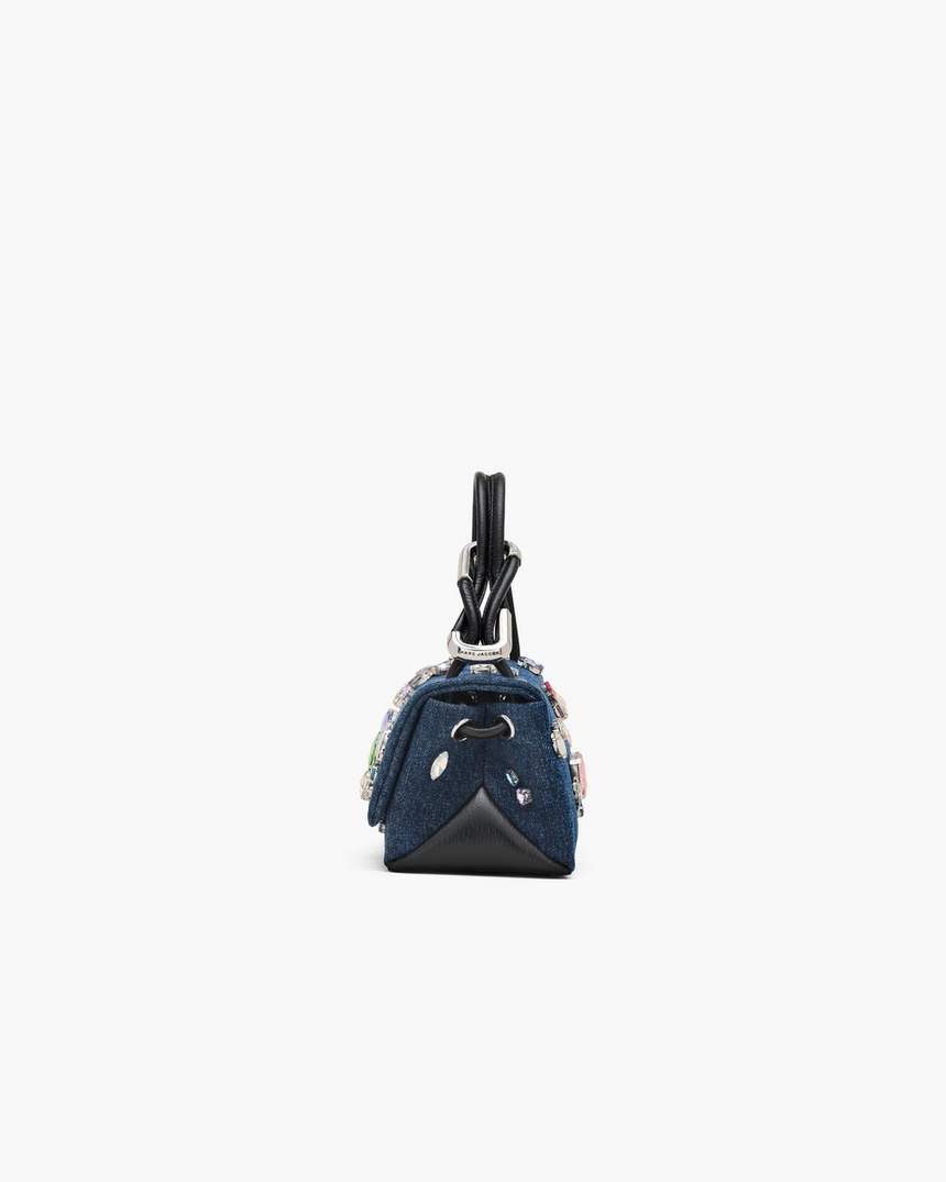 de gem denim mini dual bag