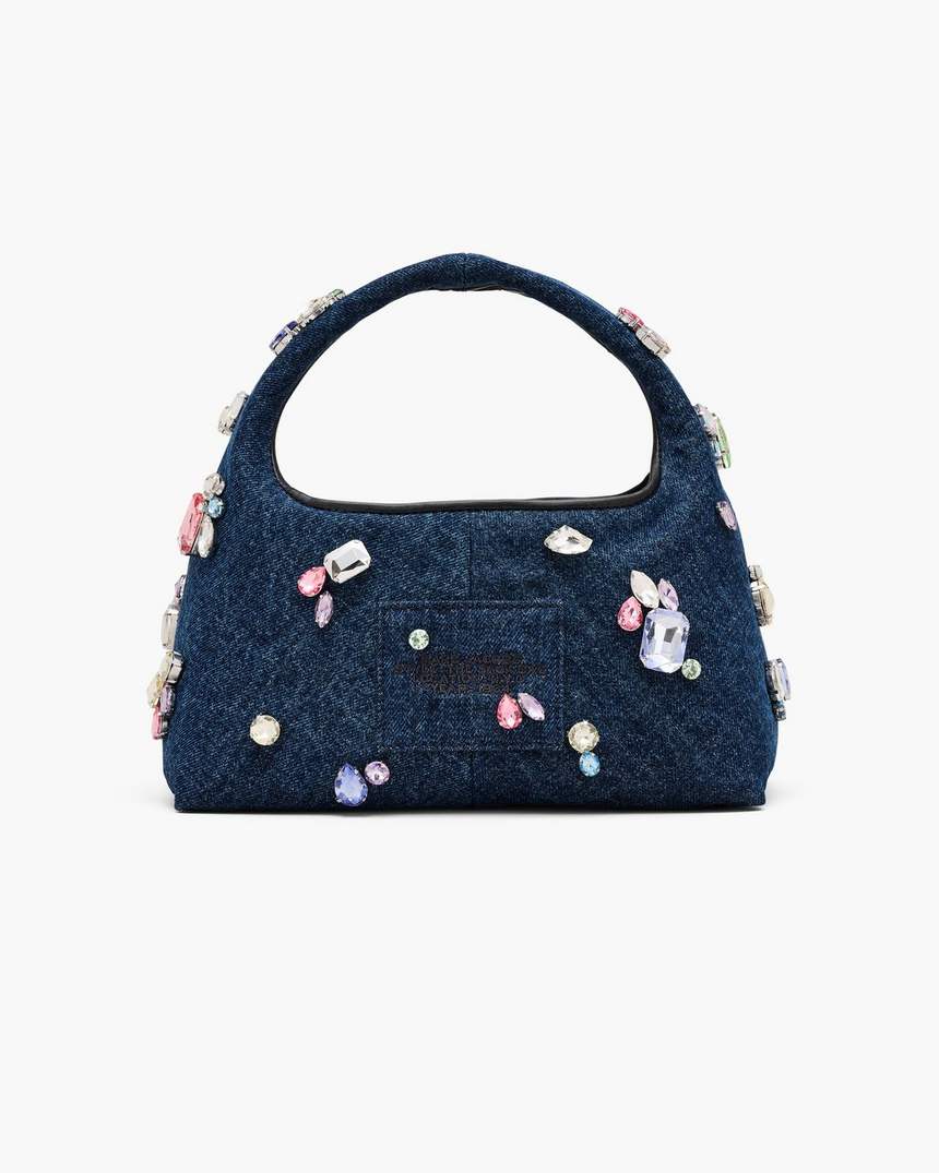 de gem denim mini sack bag