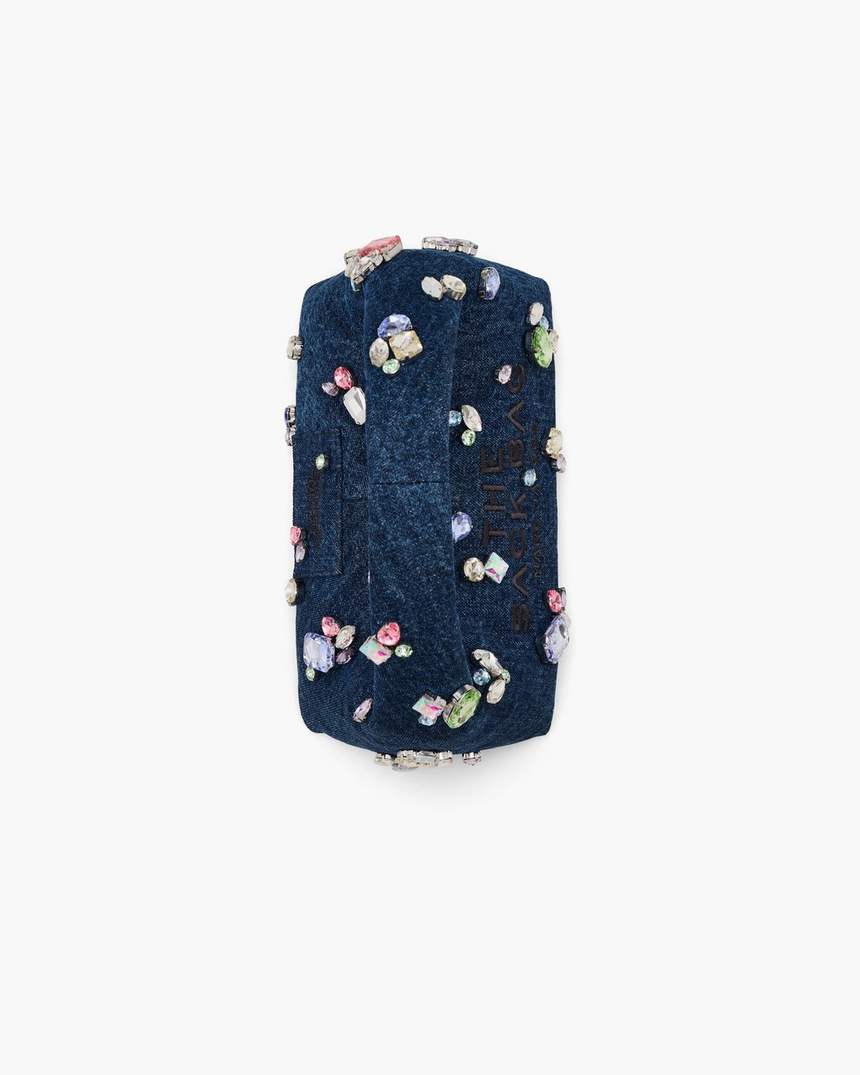 de gem denim mini sack bag