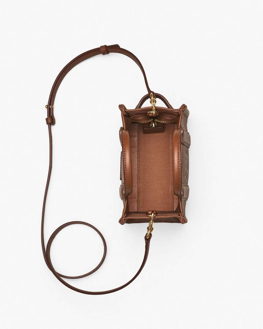 de leren crossbodytas
