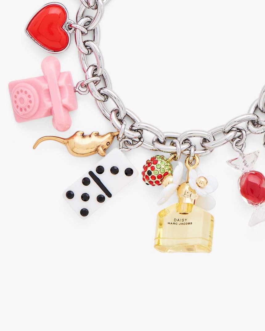 de statementarmband met stickerbedeltjes
