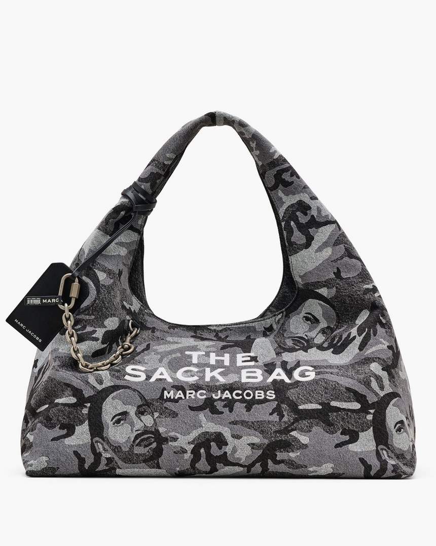 de marc camo denim xl sack bag