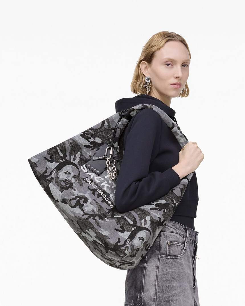 de marc camo denim xl sack bag