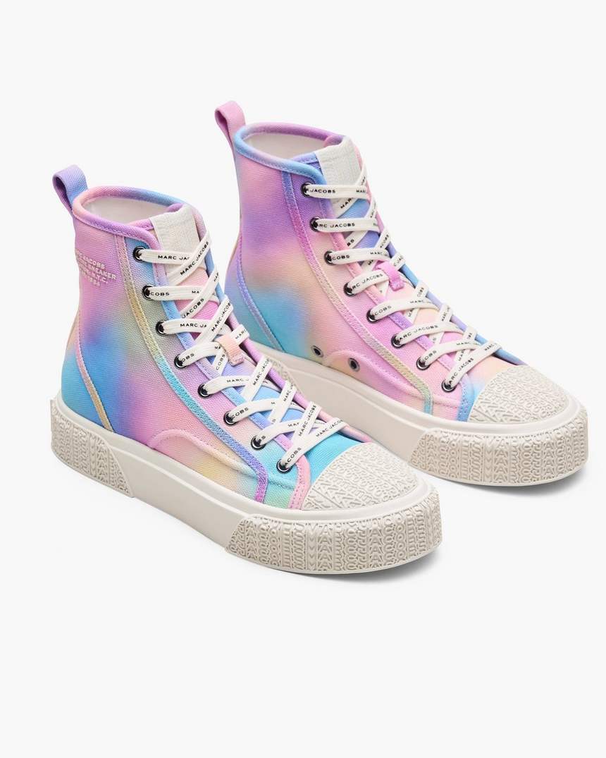 de airbrush canvas sneaker