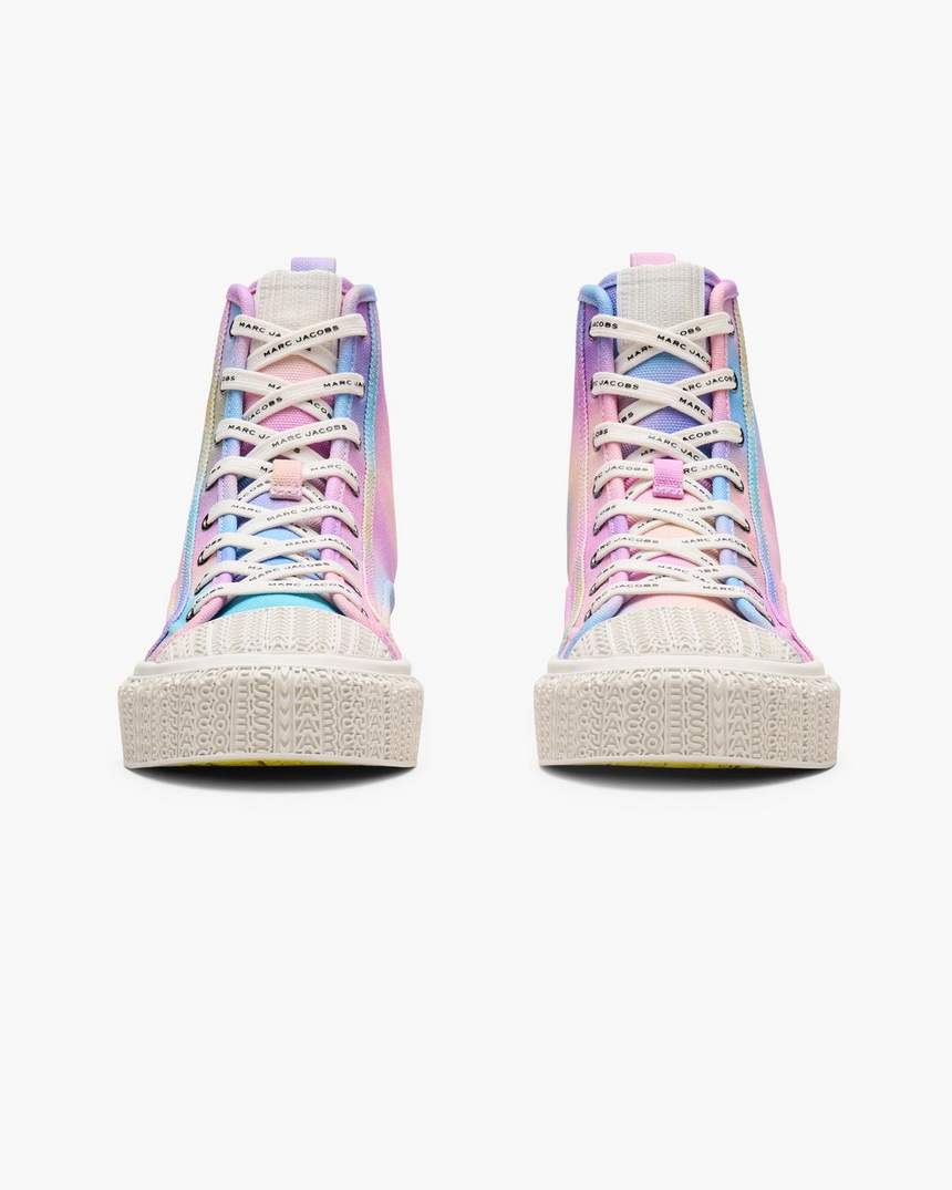 de airbrush canvas sneaker