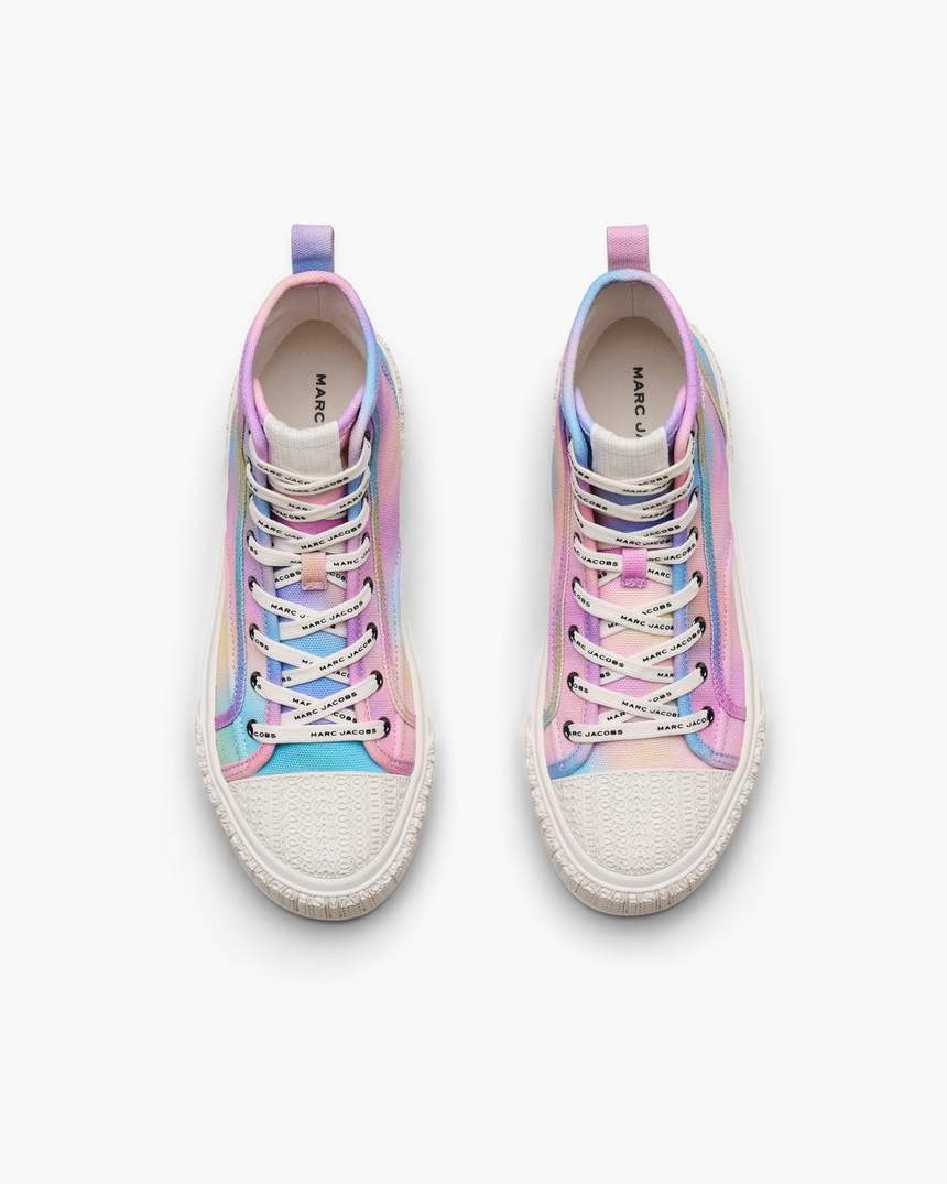 de airbrush canvas sneaker