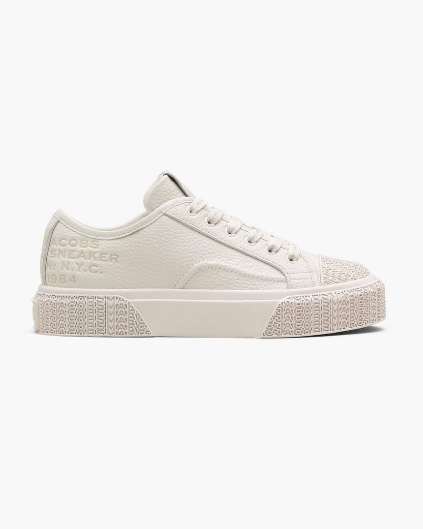 de leren sneaker
