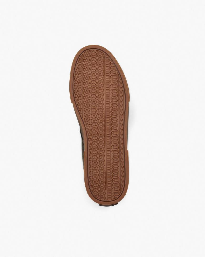 de camo jacquard high top sneaker