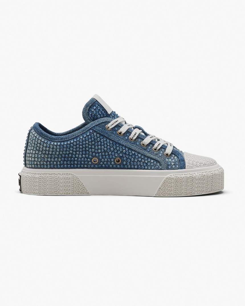 de crystal denim sneaker