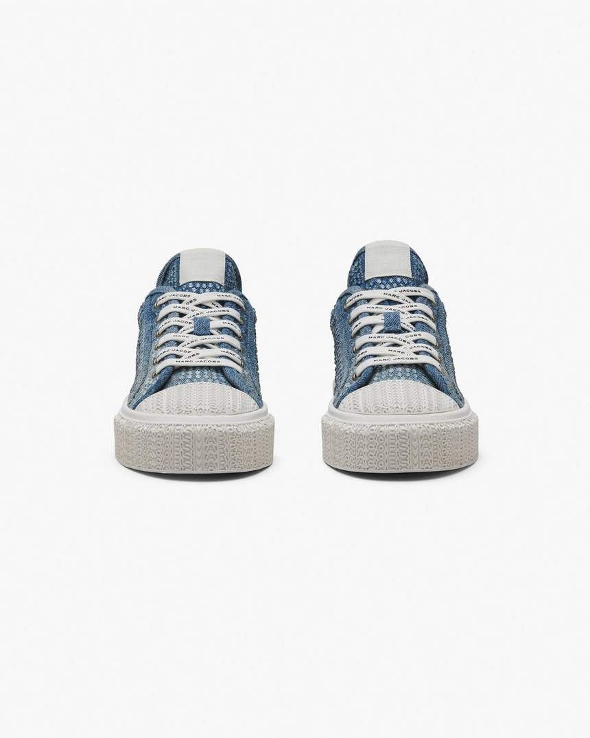 de crystal denim sneaker