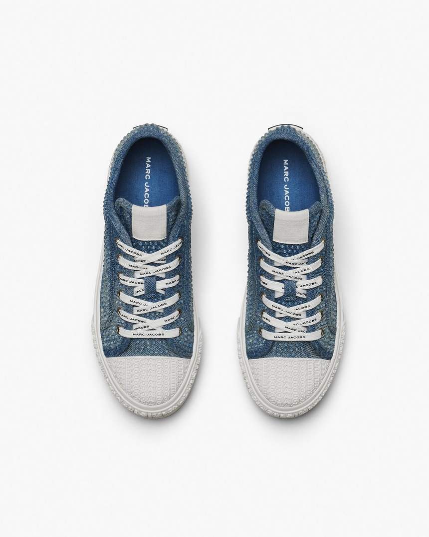 de crystal denim sneaker