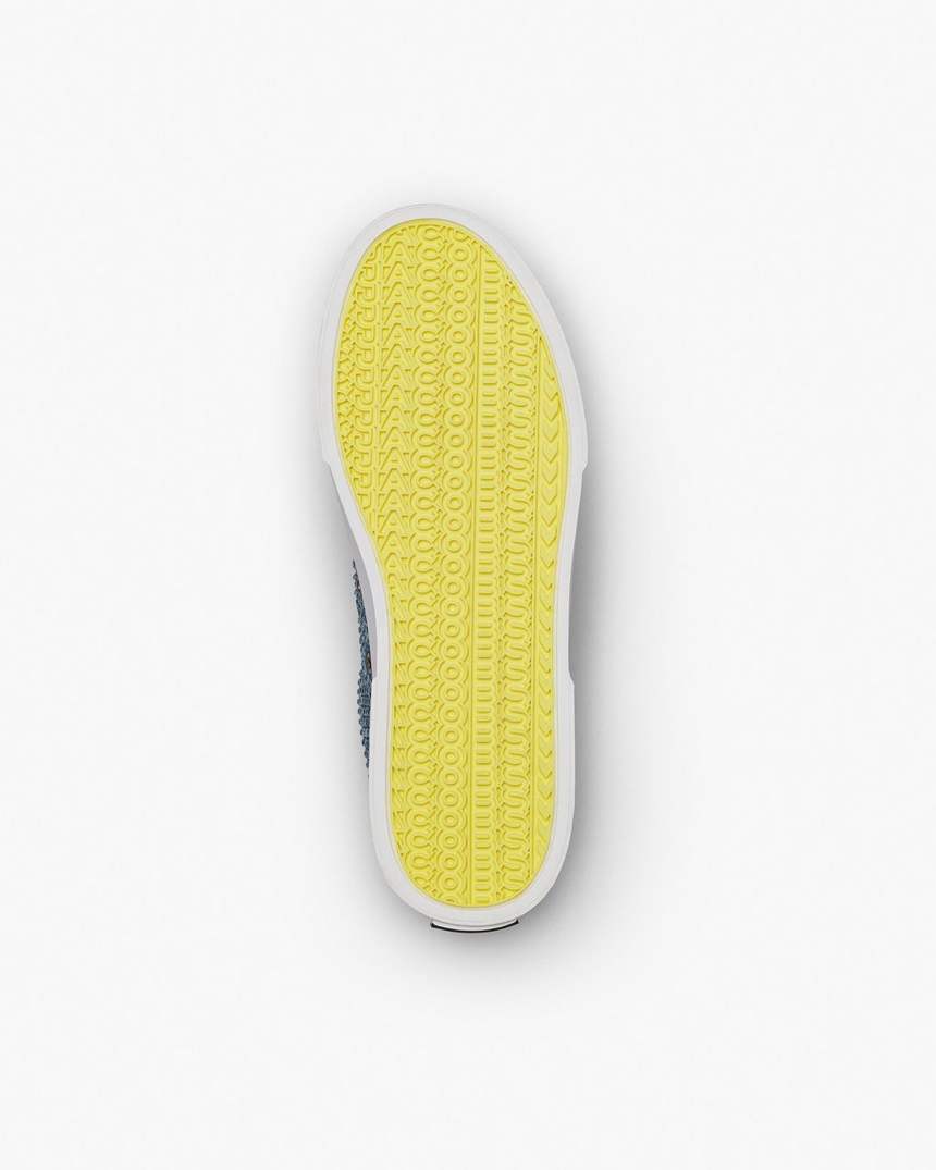 de crystal denim sneaker