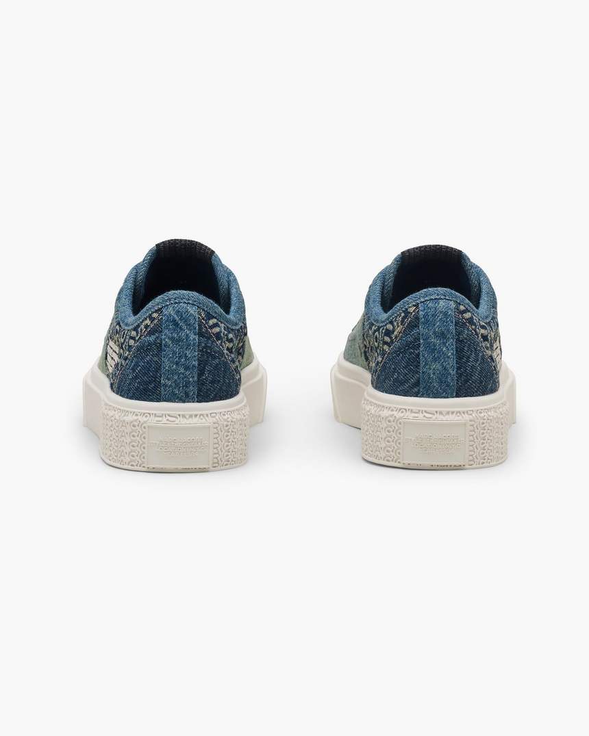 de gedeconstrueerde denim sneaker