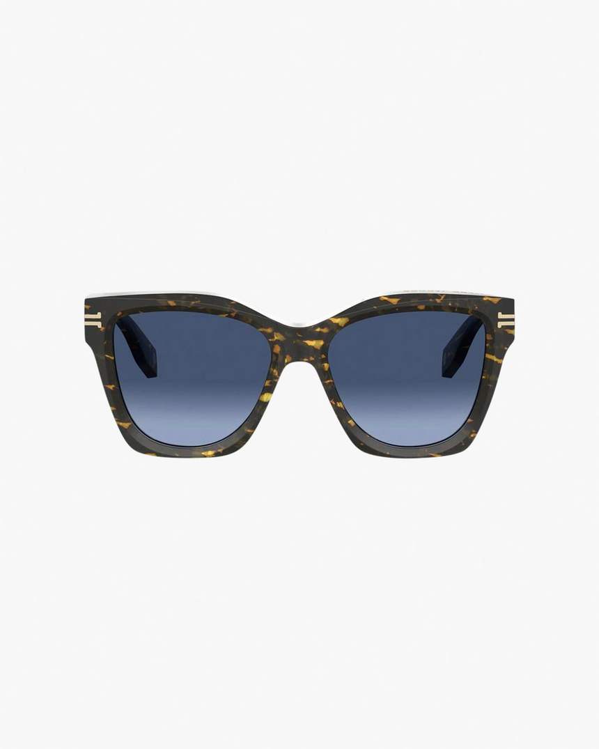 icon edge oversized vierkante zonnebril