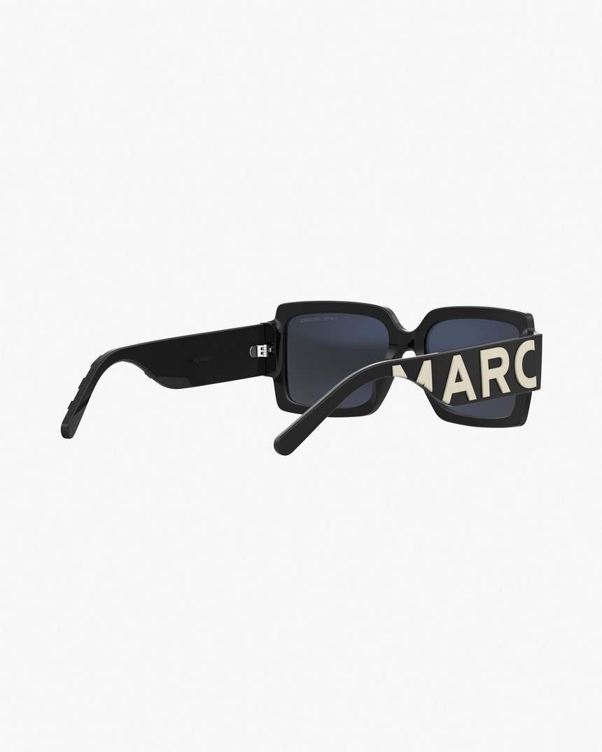 de marc jacobs bold logo square zonnebril