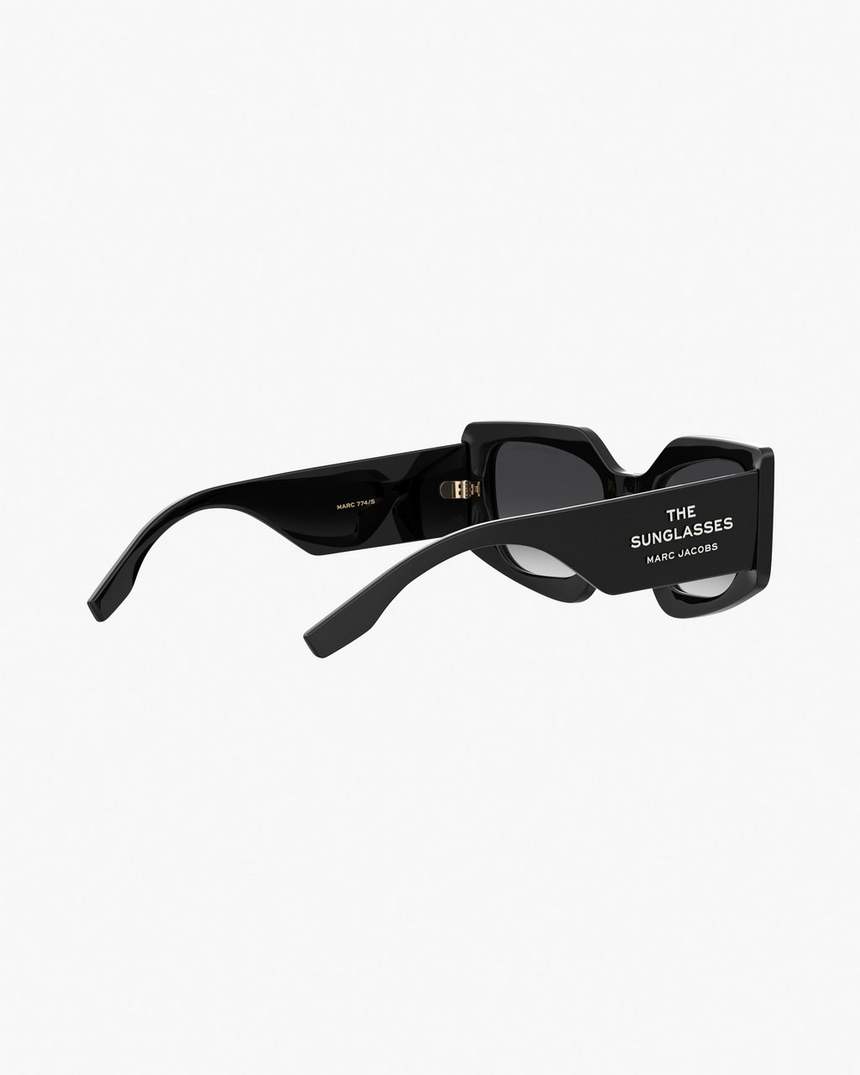de vierkante cat-eye zonnebril