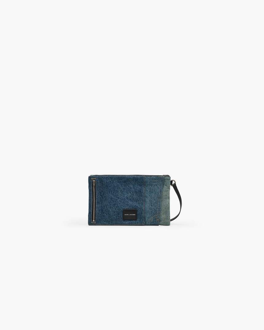 de gedemonteerde denim zaktas