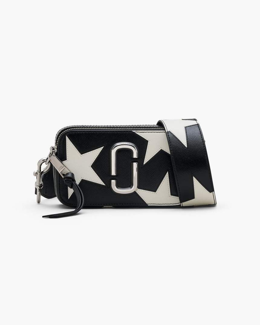 de star patchwork leather snapshot
