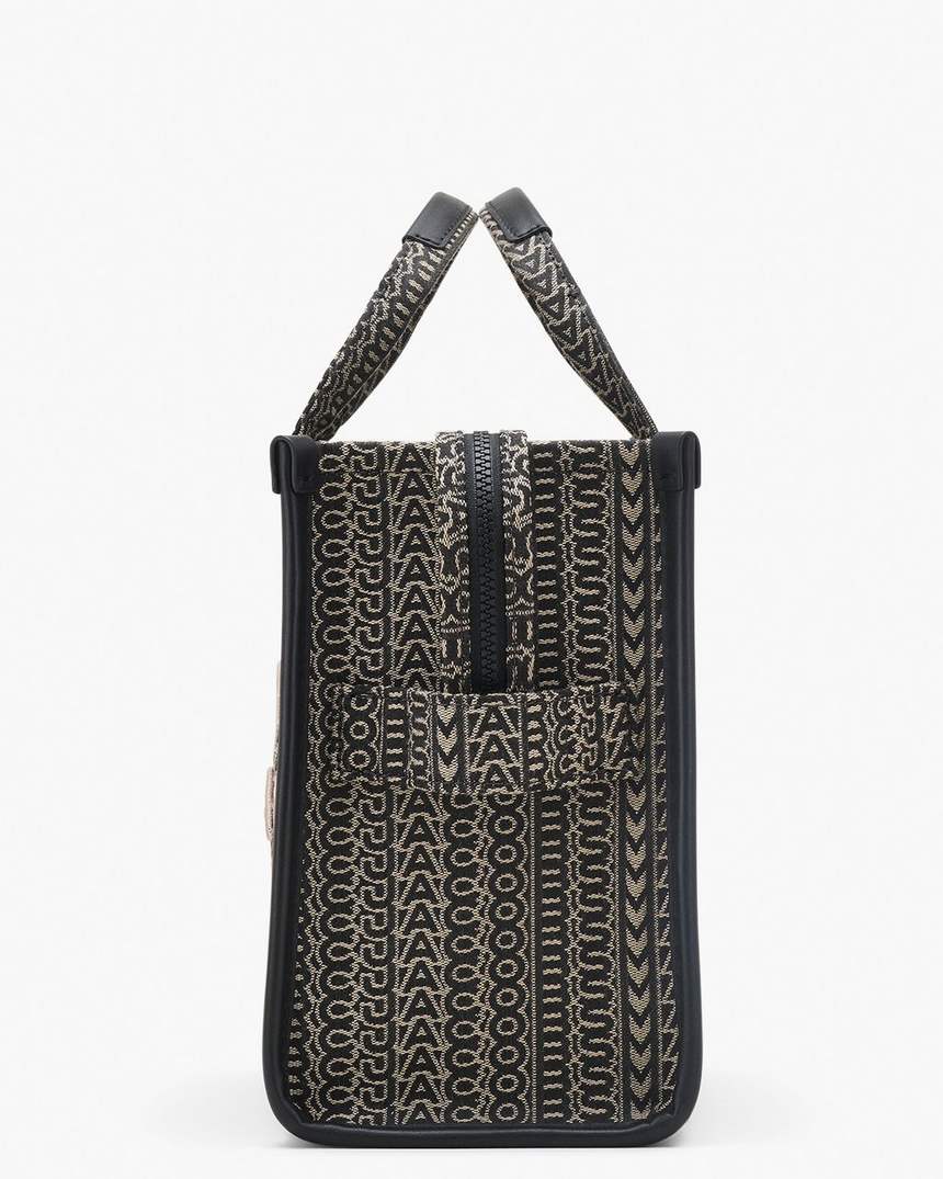de monogram jacquard medium tote bag