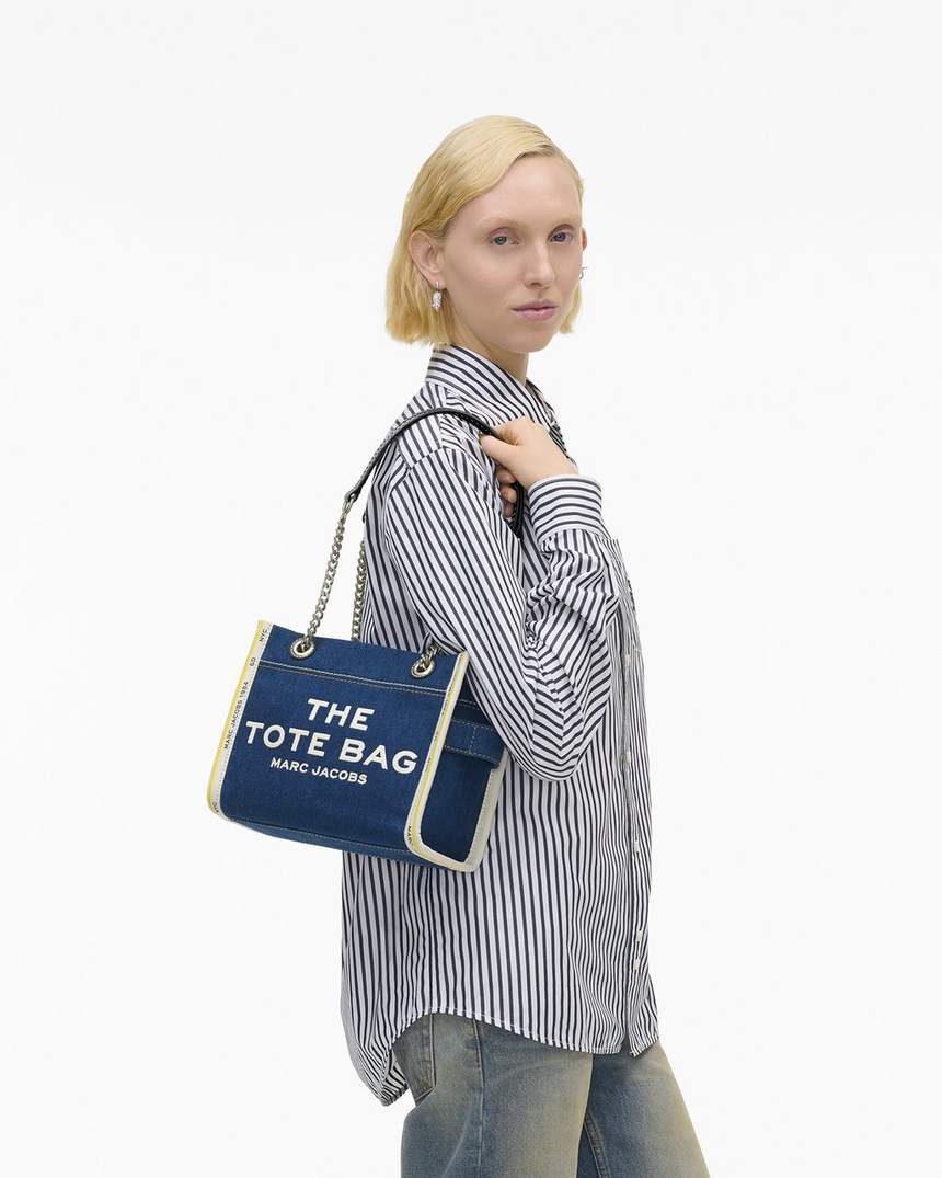 de denim ketting kleine draagtas