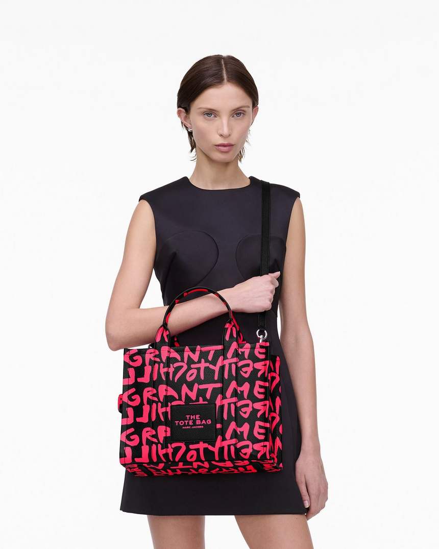 stephen sprouse x marc jacobs medium tote bag