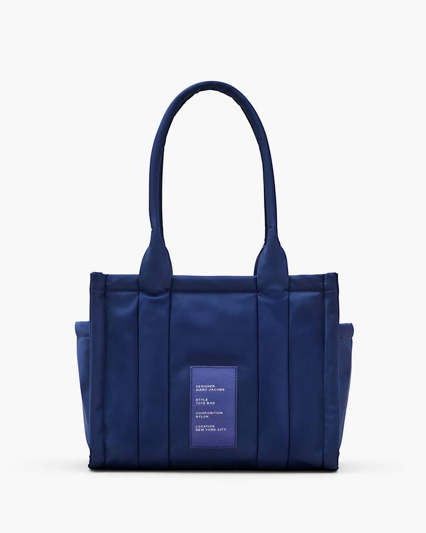 de puffy nylon medium tote bag