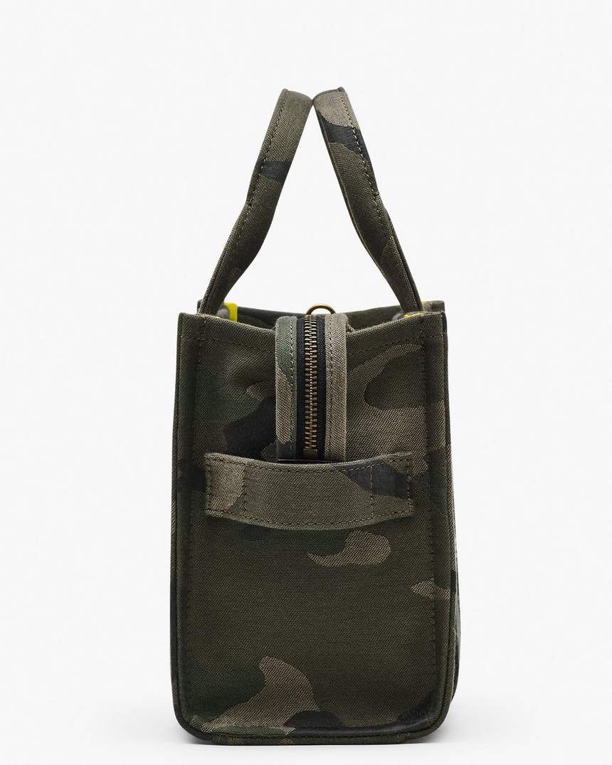 de camo jacquard kleine tote bag