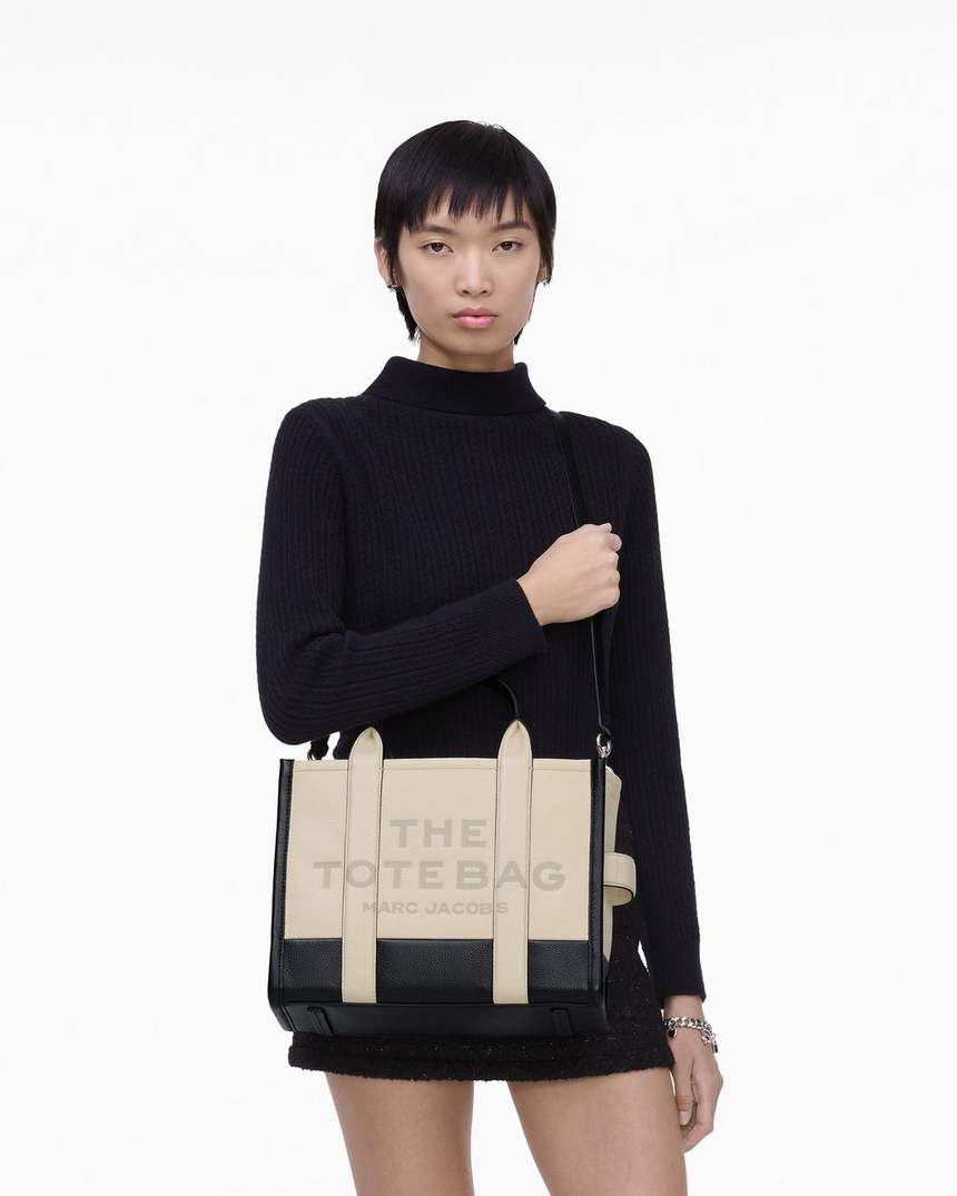 de colorblock medium tote bag