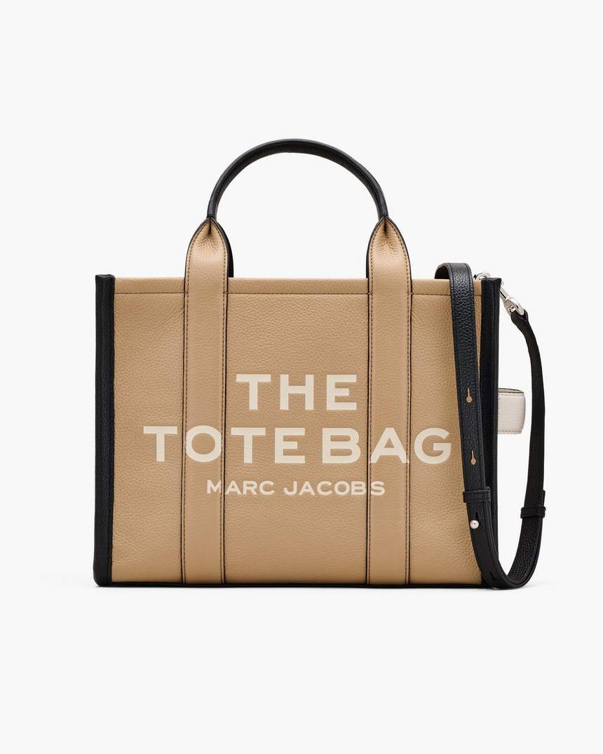 de colorblock medium tote bag