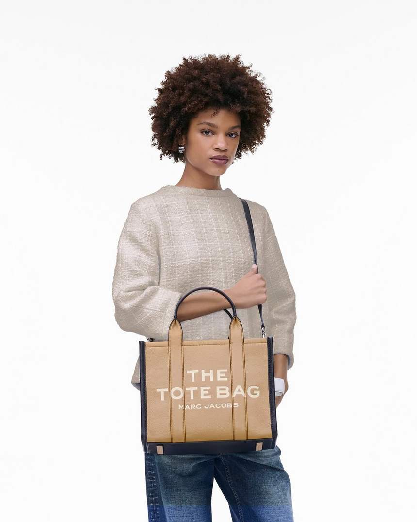 de colorblock medium tote bag