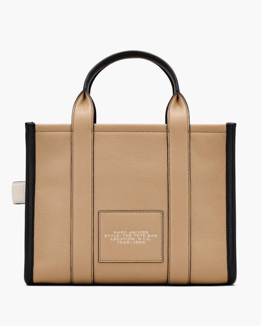 de colorblock medium tote bag