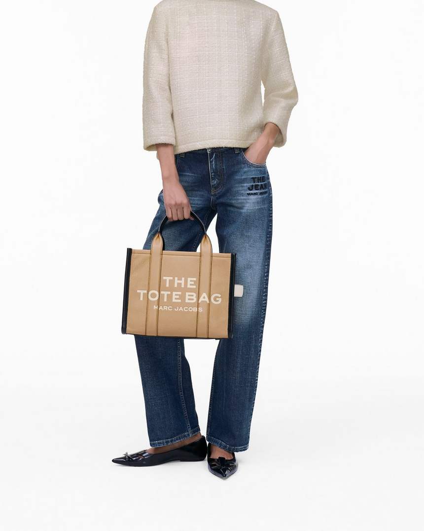 de colorblock medium tote bag