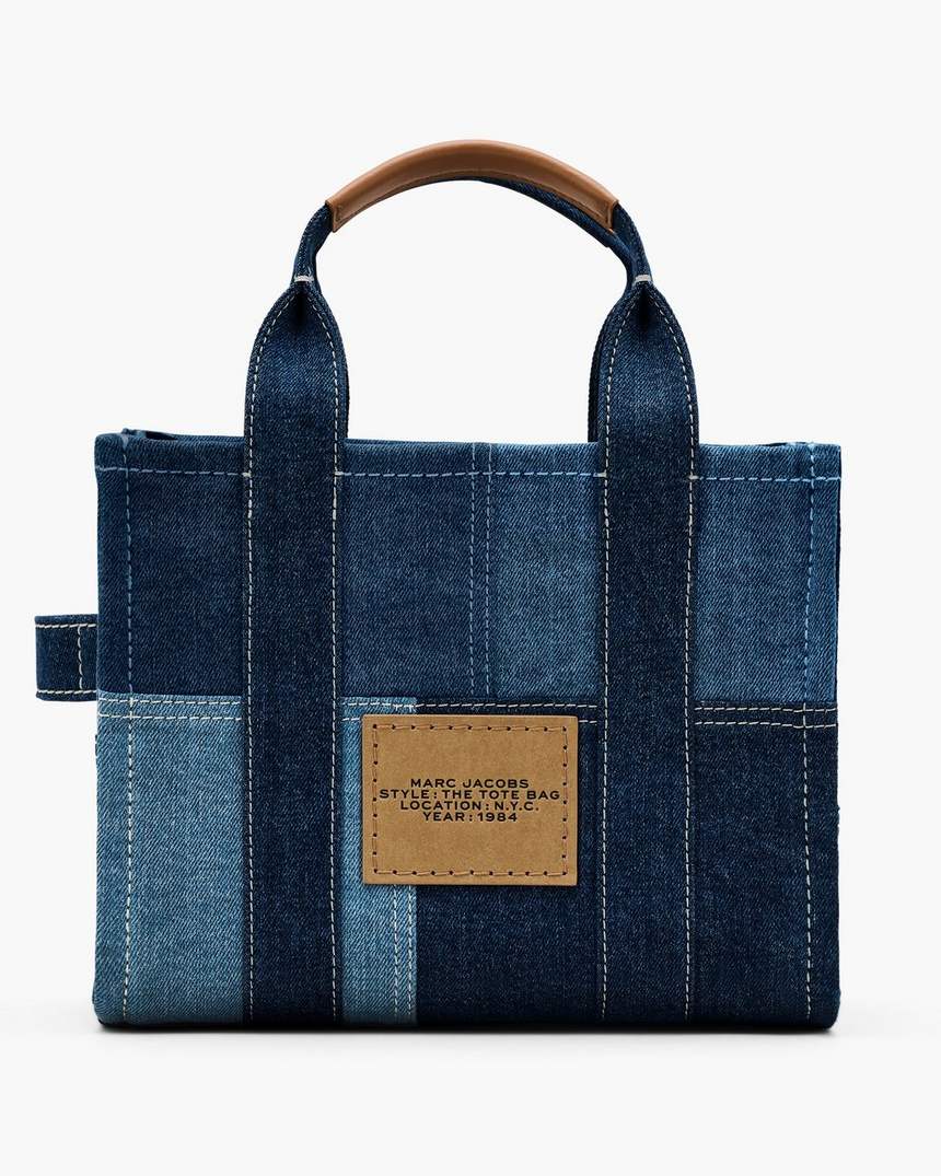 de kleine denim draagtas
