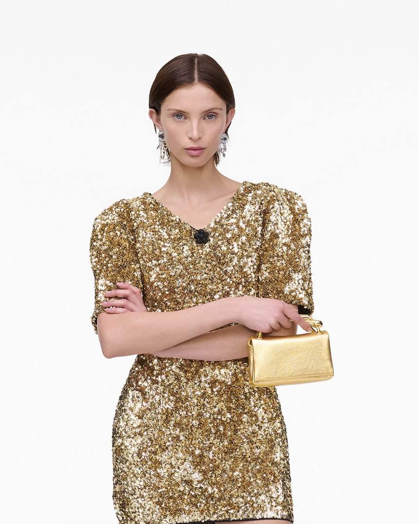 de metallic micro-dubbele tas