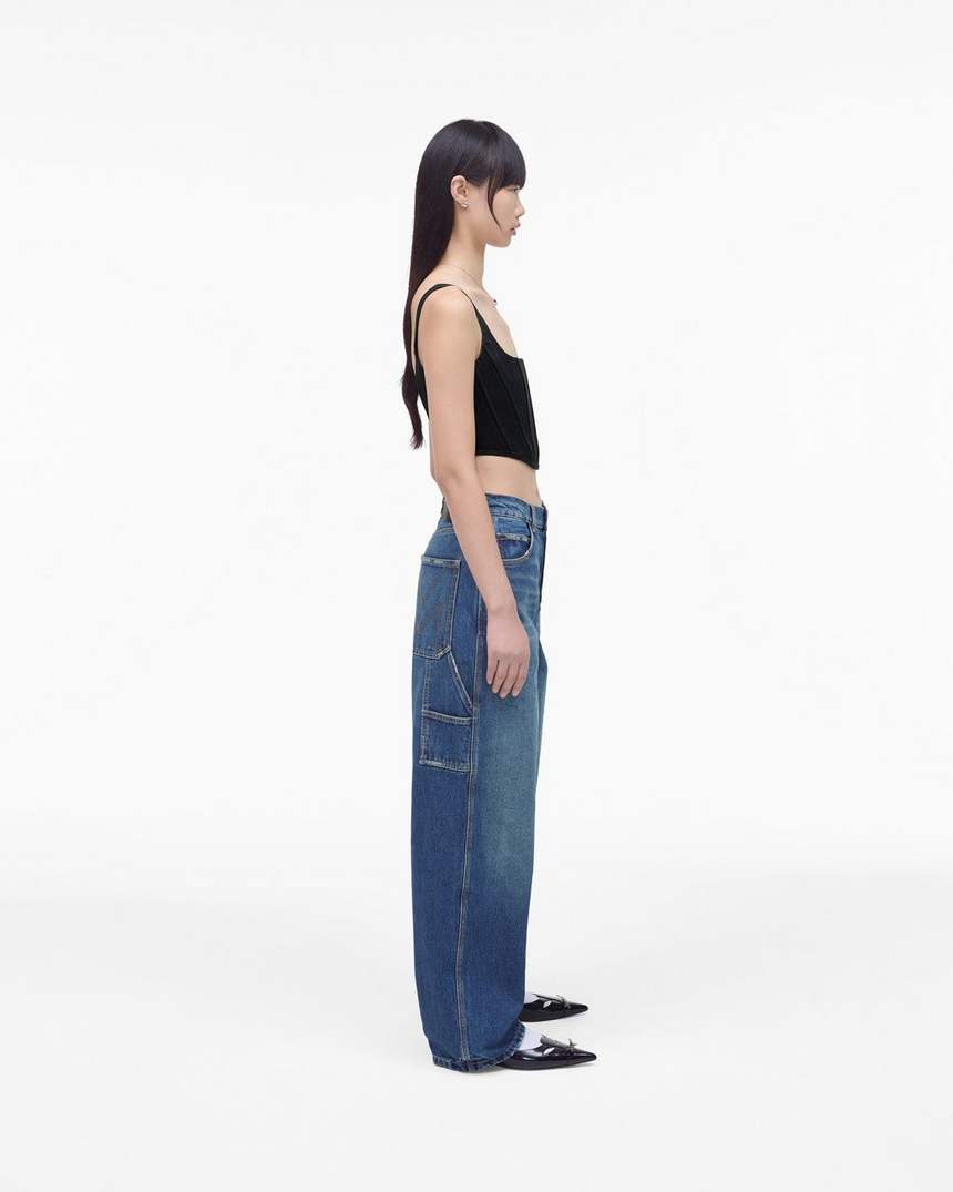 de denim bustier