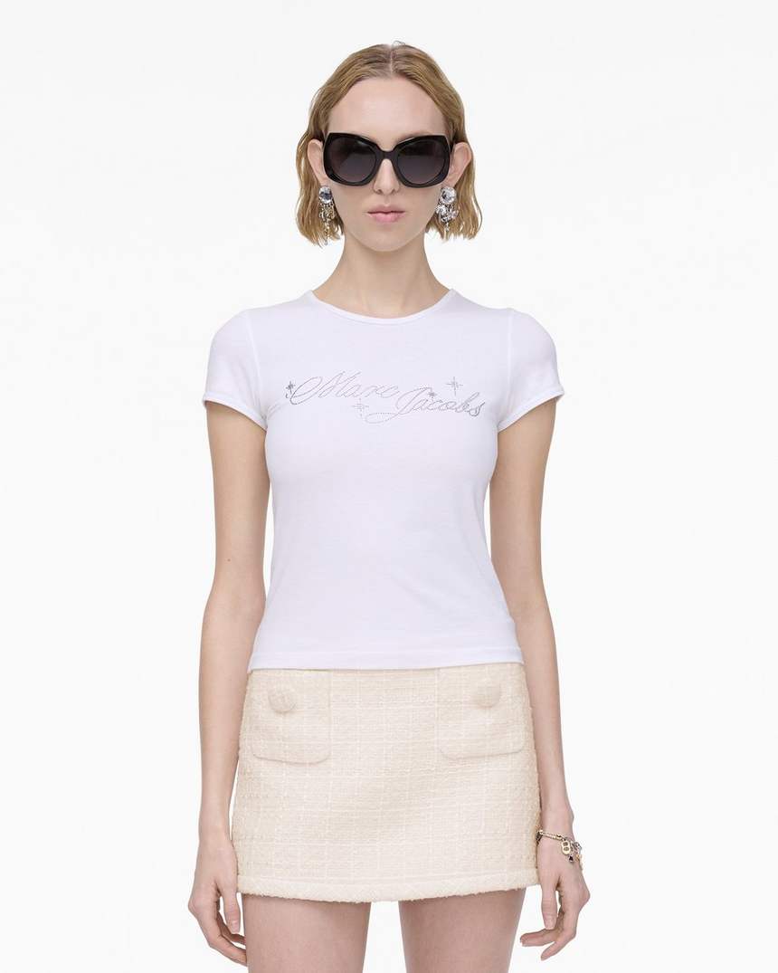 charm logo shrunken tee