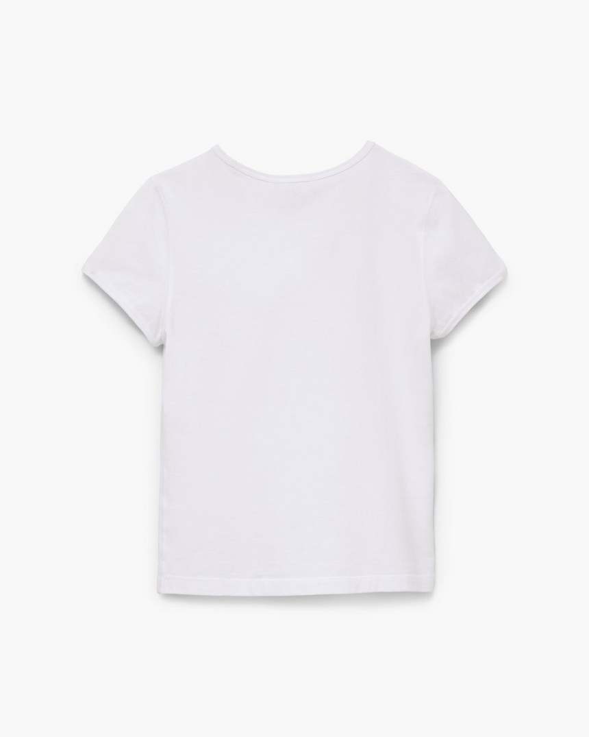 charm logo shrunken tee