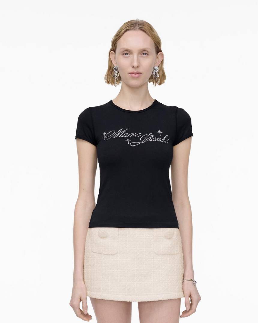 charm logo shrunken tee