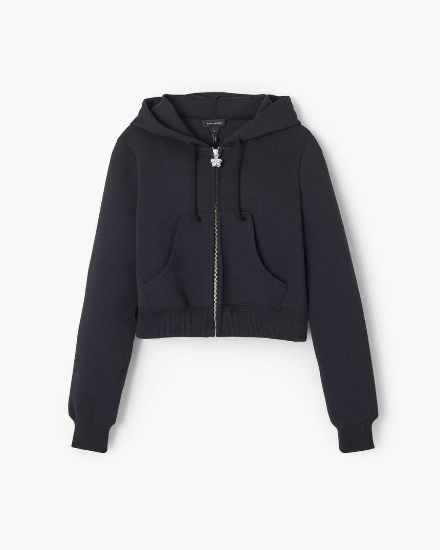 charm cropped hoodie